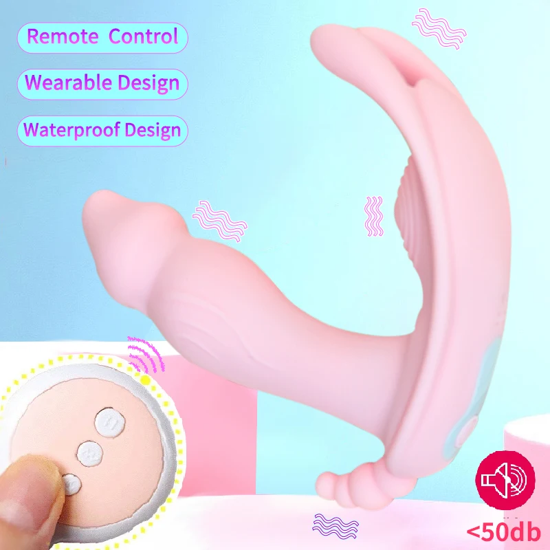 Vibrador de controle remoto sem fio para mulheres, massagem vaginal G Spot, calcinha wearable ovo vibratório, estimulador do clitóris, brinquedos sexuais adultos