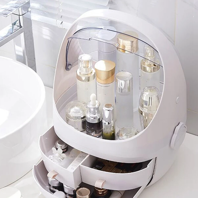 

【Off-Shelf】Cosmetics Storage Box Waterproof And Dustproof Bathroom Makeup Organizer Skin Care Jewelry Storage Drawer
