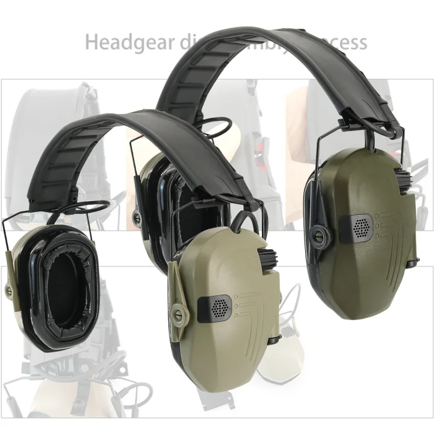 

Tactical Headset Ear Protection Shooting Headphones for Hunting Hearing Electronic shooting Earmuffs Noise Reduction 23db Headse