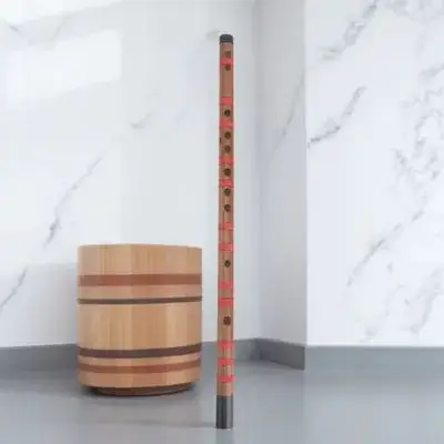 

1 pc Chinese Wooden For Students Beginners Introductory Portable Bamboo Flute Lightweight Durable Smooth Surface