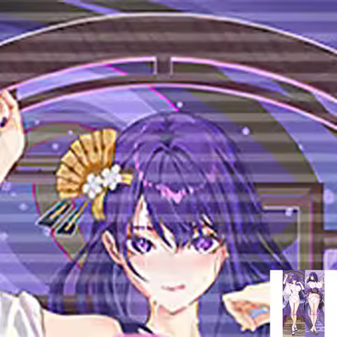 Dakimakura Anime Pillow Cover Raiden Shogun Double Sided Print 2-Side Print Pillowcase Body Decoration