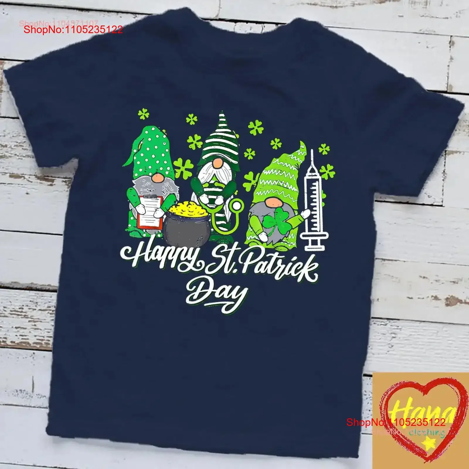 

Gnome Nurses Saint Pattys Scrub Nurse St Patricks Day Women T Shirt vintage Washed Stylish Versatile Unisex Casual Slightly