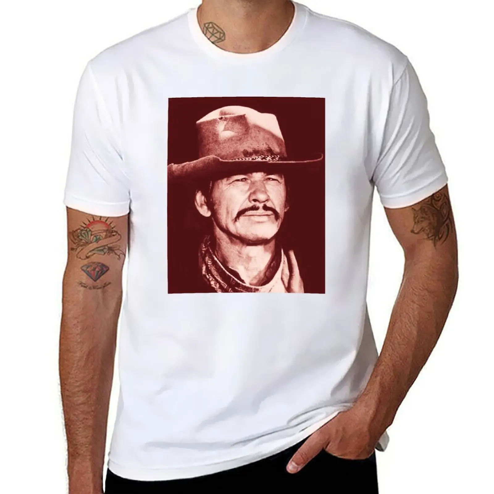 

Charles Bronson T-Shirt Casual Graphic Print Tee