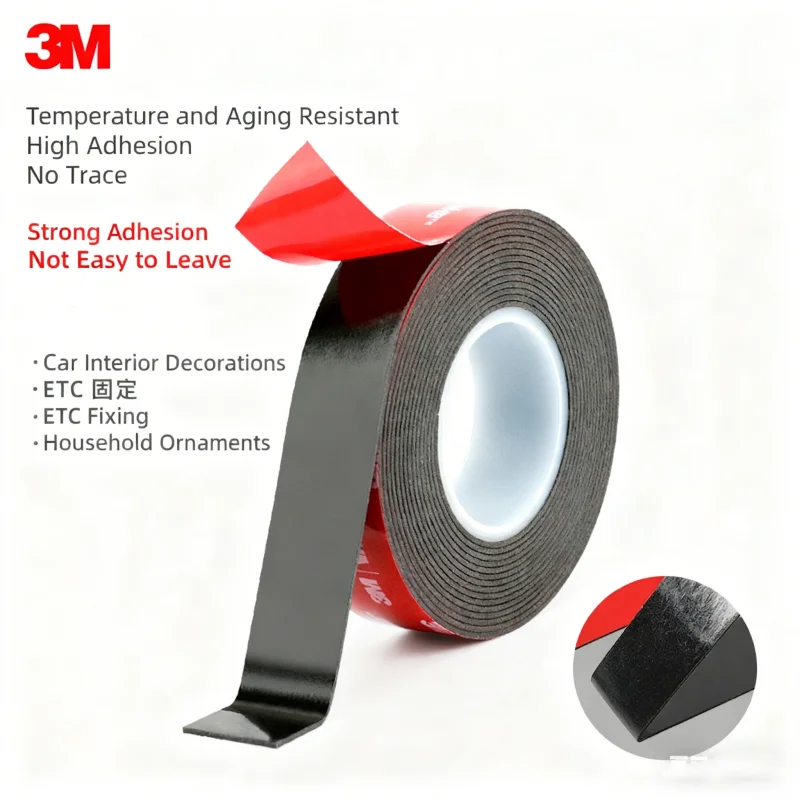 3M Ultra-Strong Double Sided Adhesive 5-50mm Thickness Acrylic Foam Adhesive Tape Sticker For Car Home Indoor High Temperature
