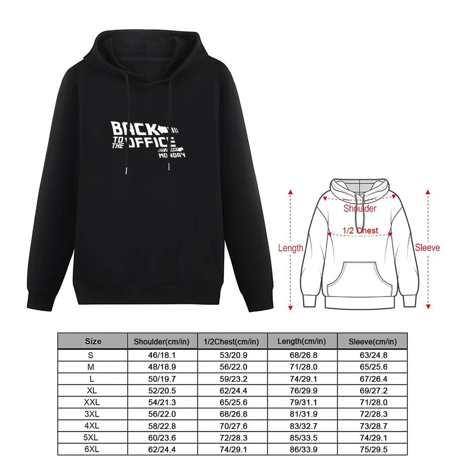 Back To The Future Pullover Hoodie male clothes men's autumn clothes aesthetic clothing men's sweat-shirt set hoodie graphic