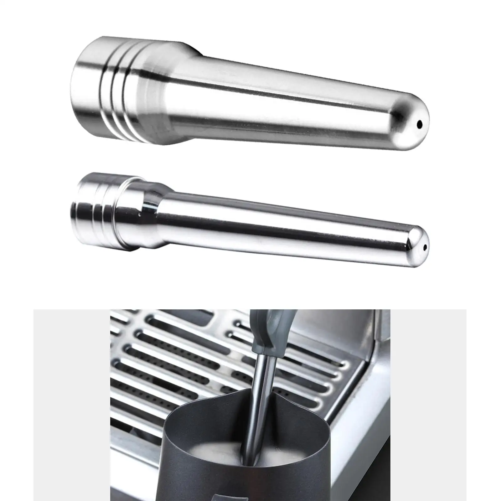 Bico de vapor para máquina de café, aço inoxidável para acessórios ec680/ec685 ecp3420 eco310