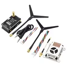 new LST 1.2Ghz 1W 1.6W 2W 2-8S Switchable VTX Video Transmitter Module 1.2G 8Ch VRX Heat  Shell For Long Range FPV Drone
