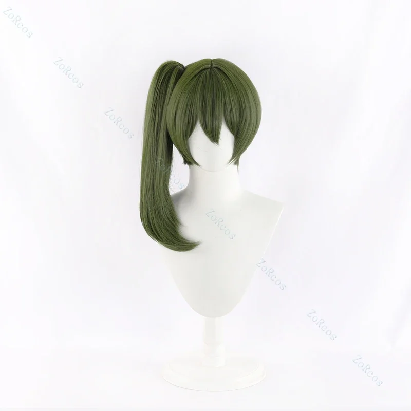 Ubel Wig Anime Frieren: Beyond Journey's End Cosplay Wig Ubel Cosplay Women Cute Dark Green Hair Free Wig Cap