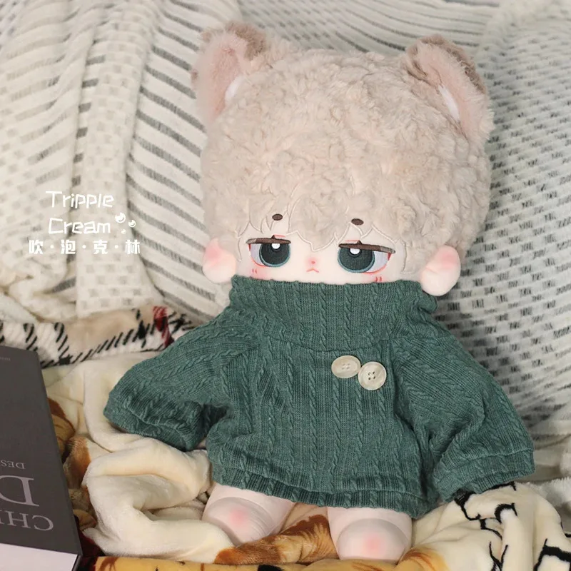 

Original Kpop Autumn Fashion Warm Sweater Series For 40cm Sitting Posture Plush Doll Outfit Dress Up Clothes Suit Xmas Gift