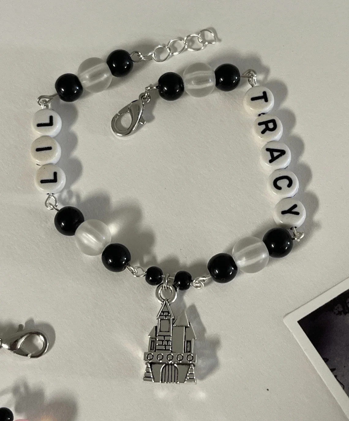 Castle themed two person bracelet