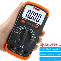 NJTY DT6013 high-precision digital capacitance meter for measuring capacitor capacitance capacity tester