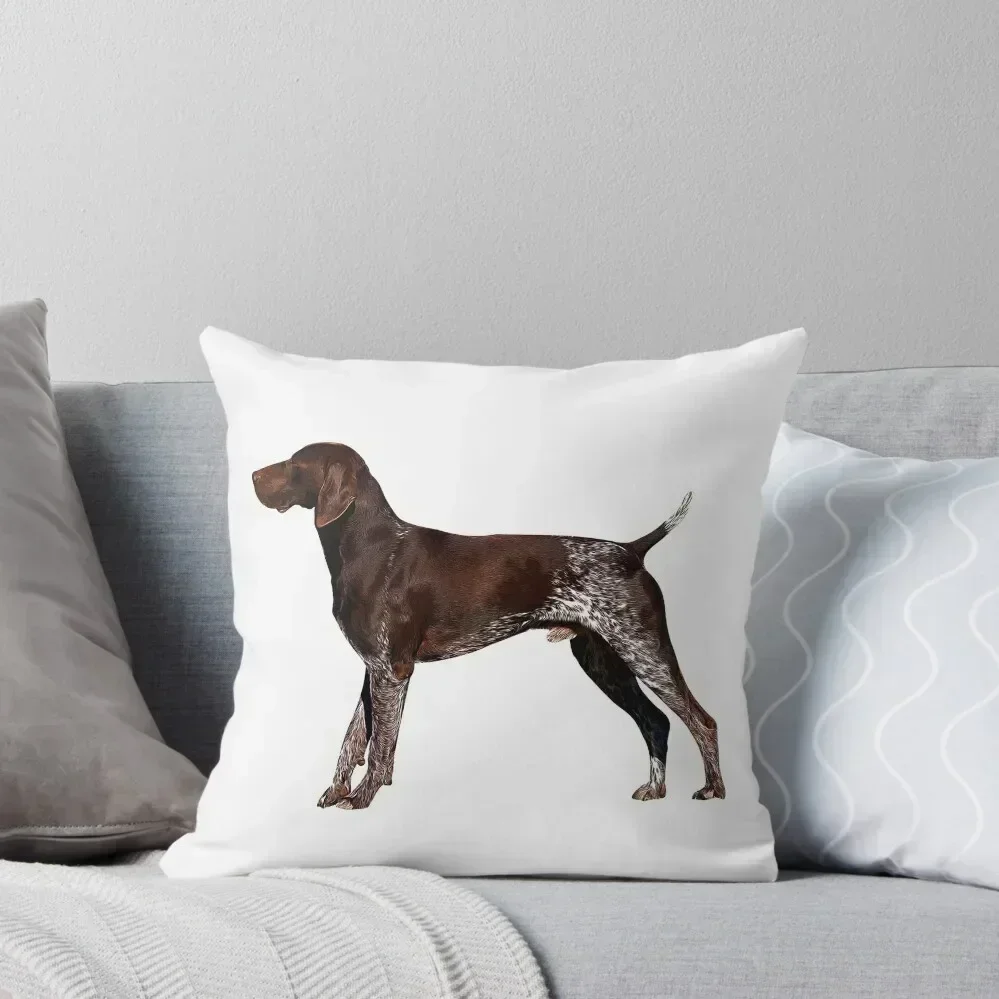 Liver German Shorthaired Pointer Stacked Throw Pillow Cusions Cover Embroidered Cushion Cover luxury decor pillow