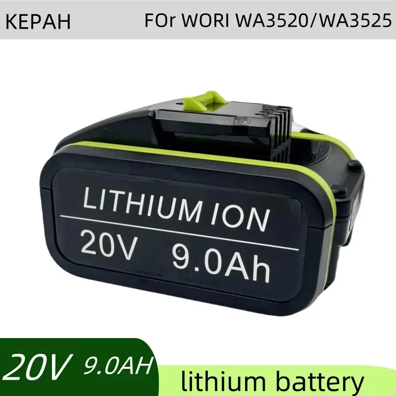 9000mAh Battery For Worx WA3553 20V Cordless Power Tool Battery WA3572 WA3553 WX390 WA3551 WX176 WX178 Spare Batteriies