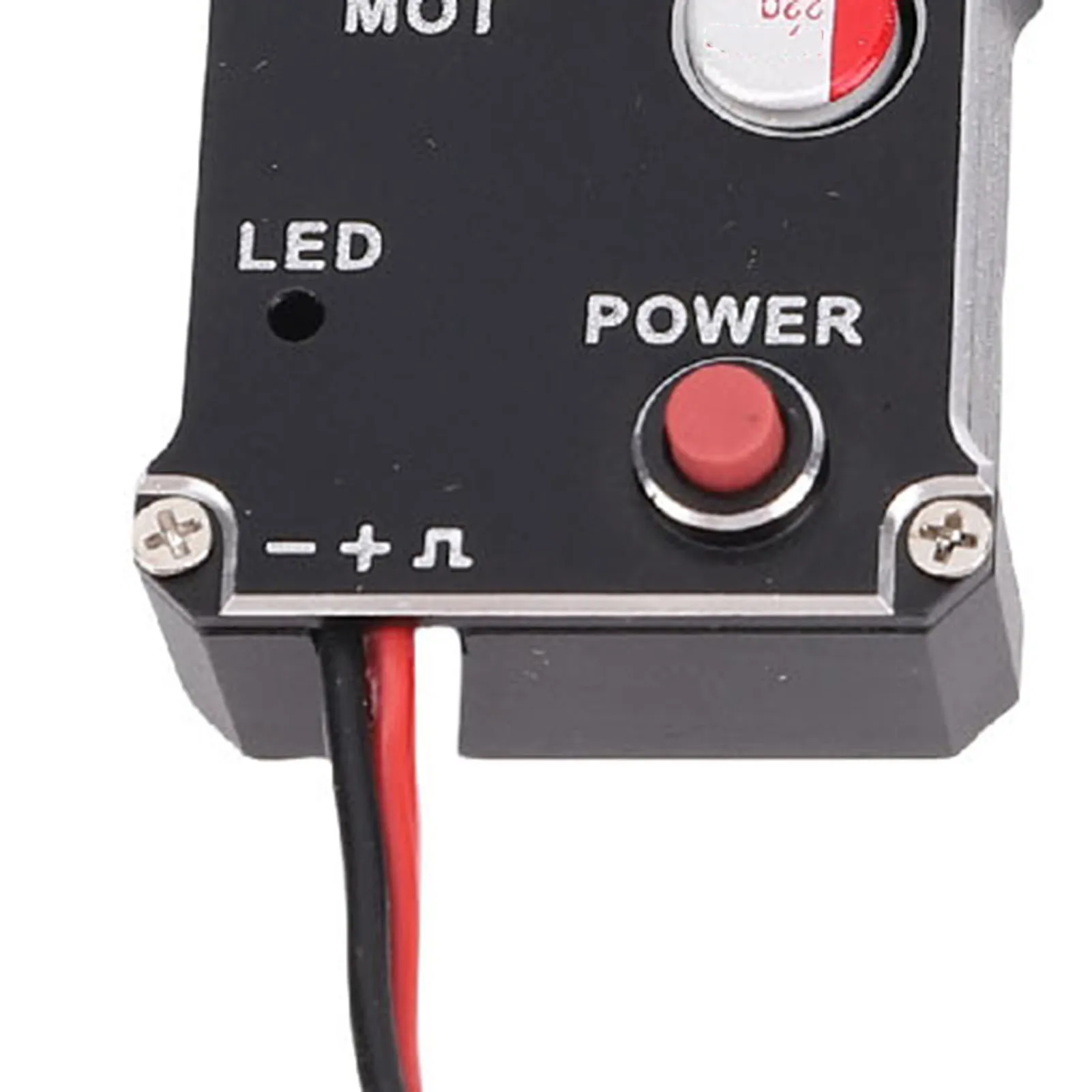 ESC สำหรับรถบังคับวิทยุ 1/18 1/24 แบบมีแปรงถ่าน ใช้แทน ESC ของรถ SCX24 1/18 1/24  ตัดไฟอัตโนมัติ  วัสดุอัลลอยด์  15A  ตัวควบคุมความเร็วอิเล็กทรอนิกส์