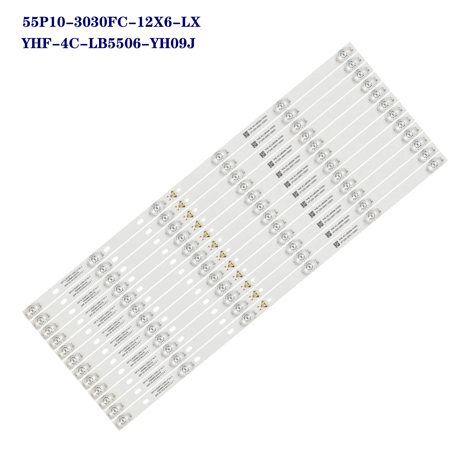 LED ์คํธ๋ฆฝ, TCL 55C715 55C715K 55C715X1 55C717 55C716 55C78 TCL-55P10-3030FC-12X6-LX20200106 YHF-4C-LB5506-YH10J YH09J