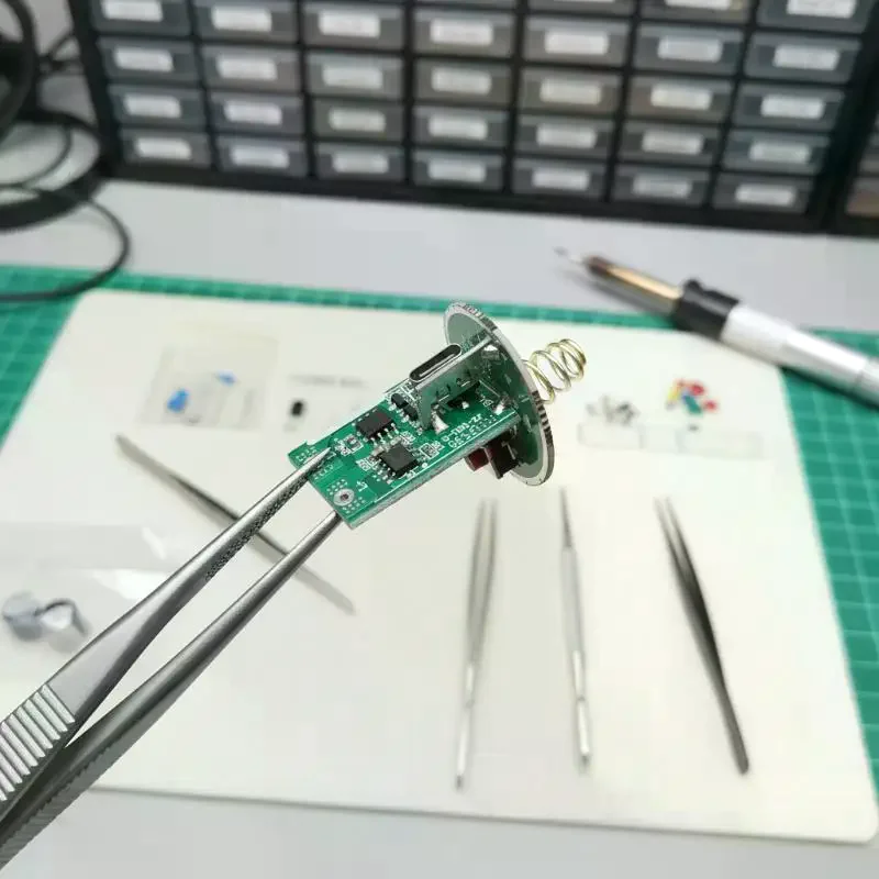 1Pcs Type-C/Micro 3-4.2V Single Lithium Flashlight LED Drive Board 3/5 Modes PCB Circuit Board For 1X 18650 Or 26650 Battery