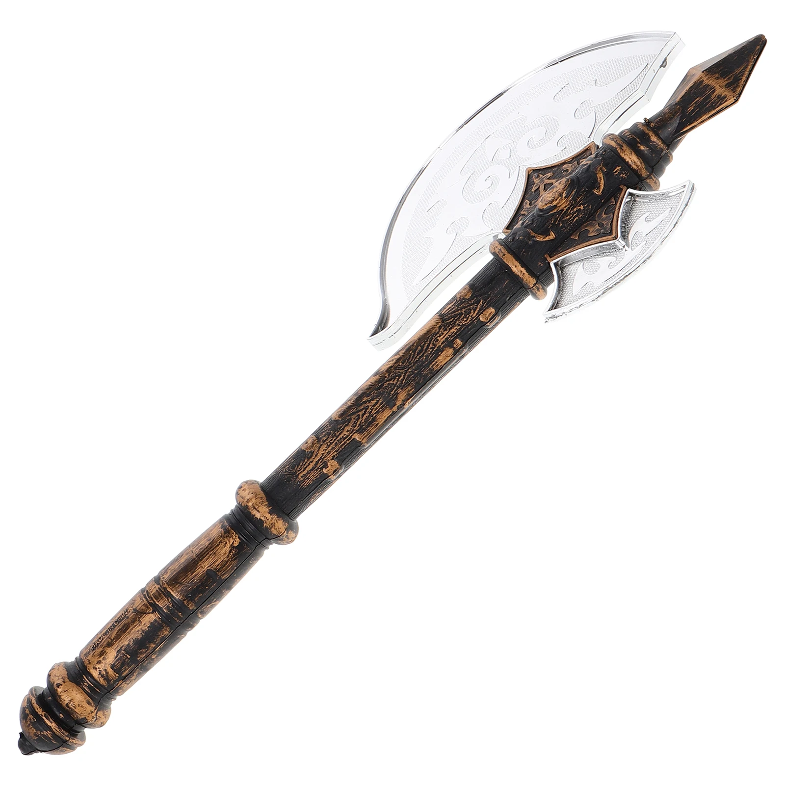 

Stage Opening Axe Props Kids Plastic Costume Clothing Double Headed Toy Cosplay Child