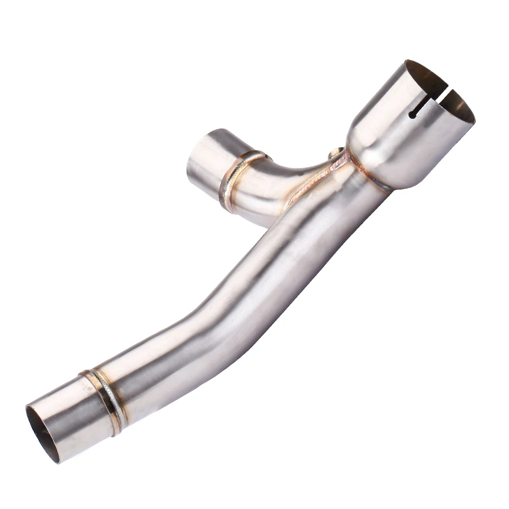 

Slip On For Suzuki GSX R1000 GSXR1000 K9 2009-2011 Motorcycle Exhaust Escape Middle Link Pipe Double Outlet Muffler System