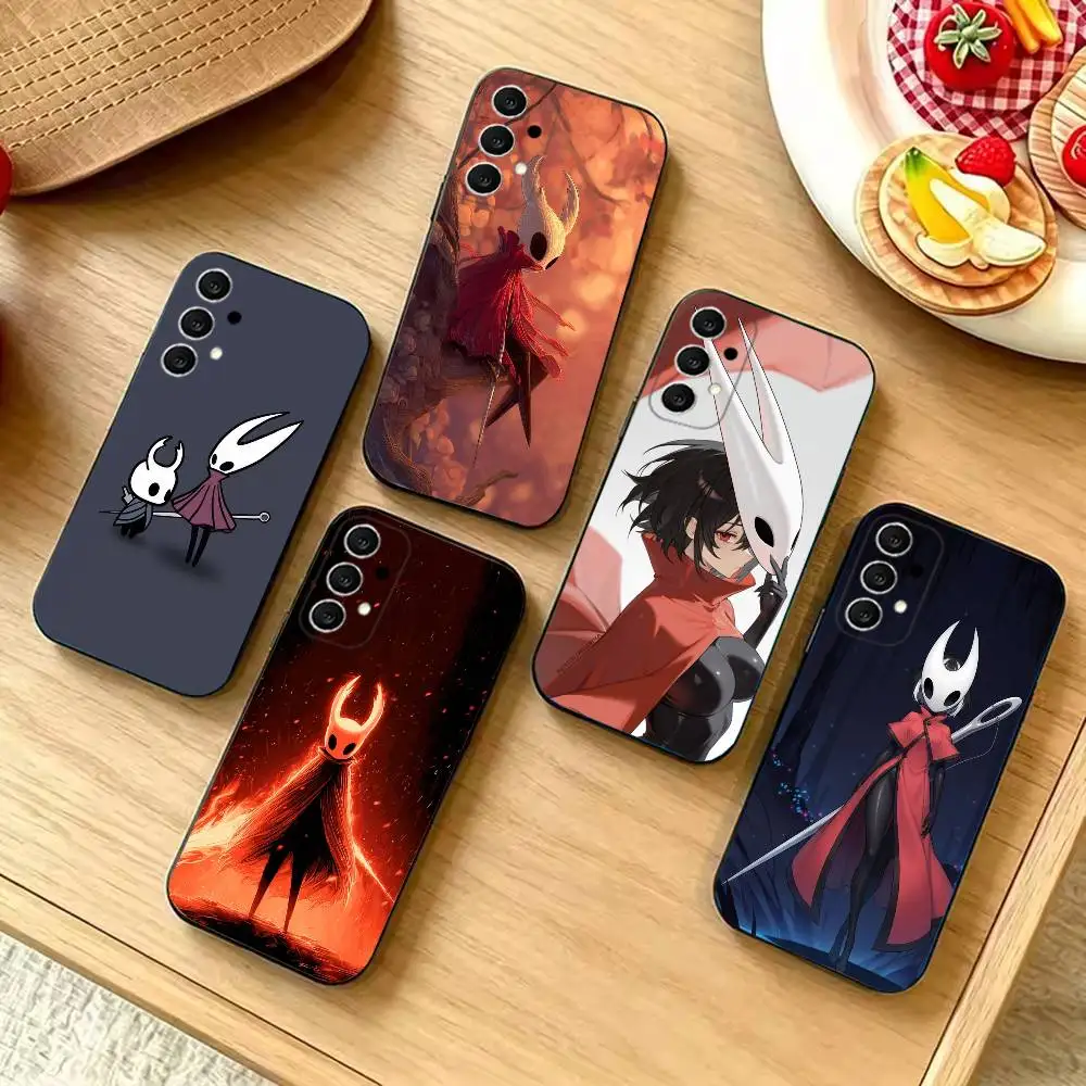 Hot H-Hollow K-Knight phone Case For Samsung  S26,S25,S24,S21,S22,S23,S30,Ultra,S20,Plus,Fe,Lite/Others Shockproof,Black Cover