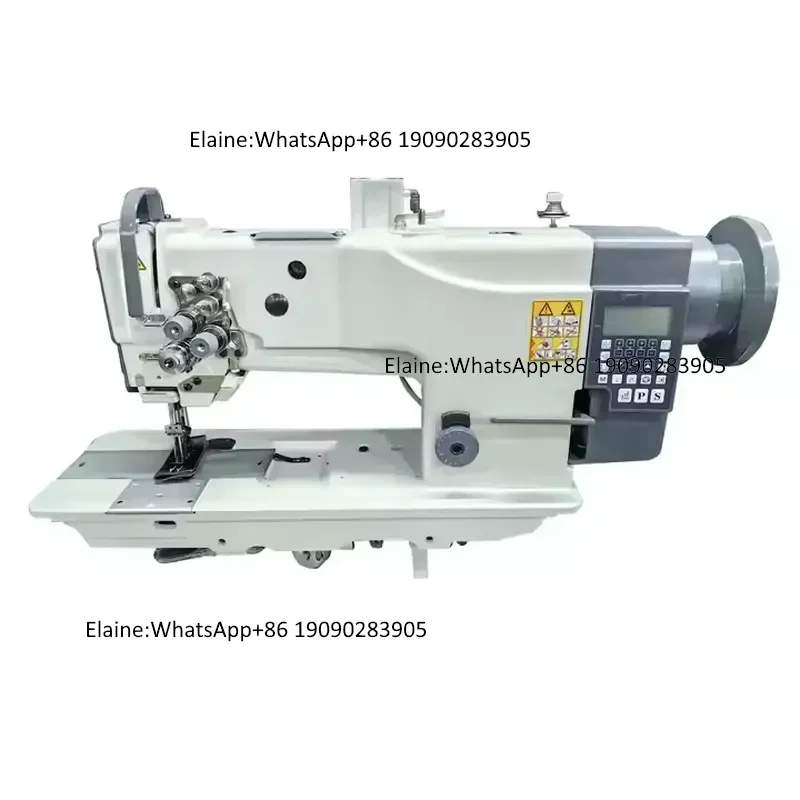 QK-4420 Double Needles Compound Feed Heavy Lockstitch Industrial Sewing Machine with Automatic Thread Trimmer