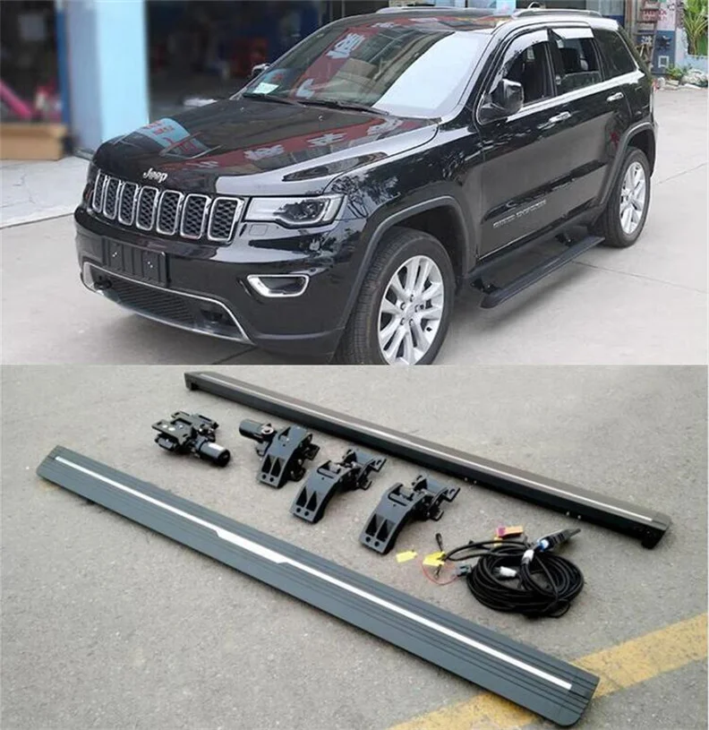 

High Quality For Jeep Grand Cherokee 2014-2021 Electric Motor Pedal Running Board Side Step Bar Nerf