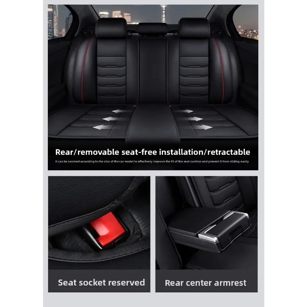 التغطية الكاملة بو الجلود مقعد السيارة يغطي لمازدا 3 CX-5 2 5 6 CX-3 CX-4 CX-7 CX-9 RX-8 CX-30 CX-50 اكسسوارات السيارات