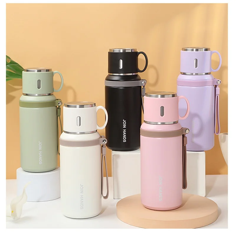 

Portable and Simple Thermos Cup for Women 316 Stainless Steel High-appearance Tea Mug for School-going Children