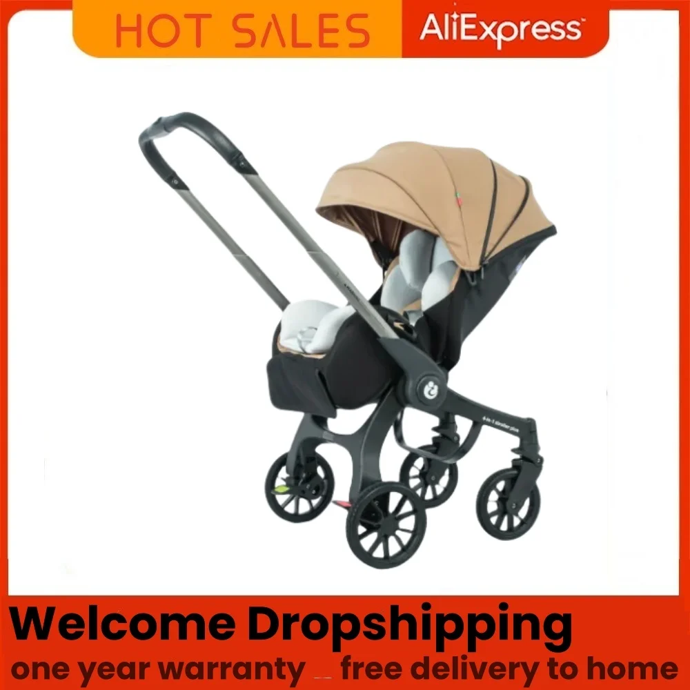 

4 in 1 lightweight baby stroller for newborn,baby stroller suitable for 0-36 month baby,faster delivery and 1 year warranty