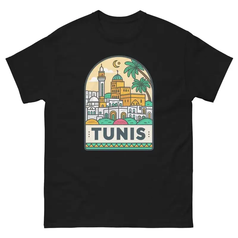 Tunis World Travel Urban Area City T Shirt