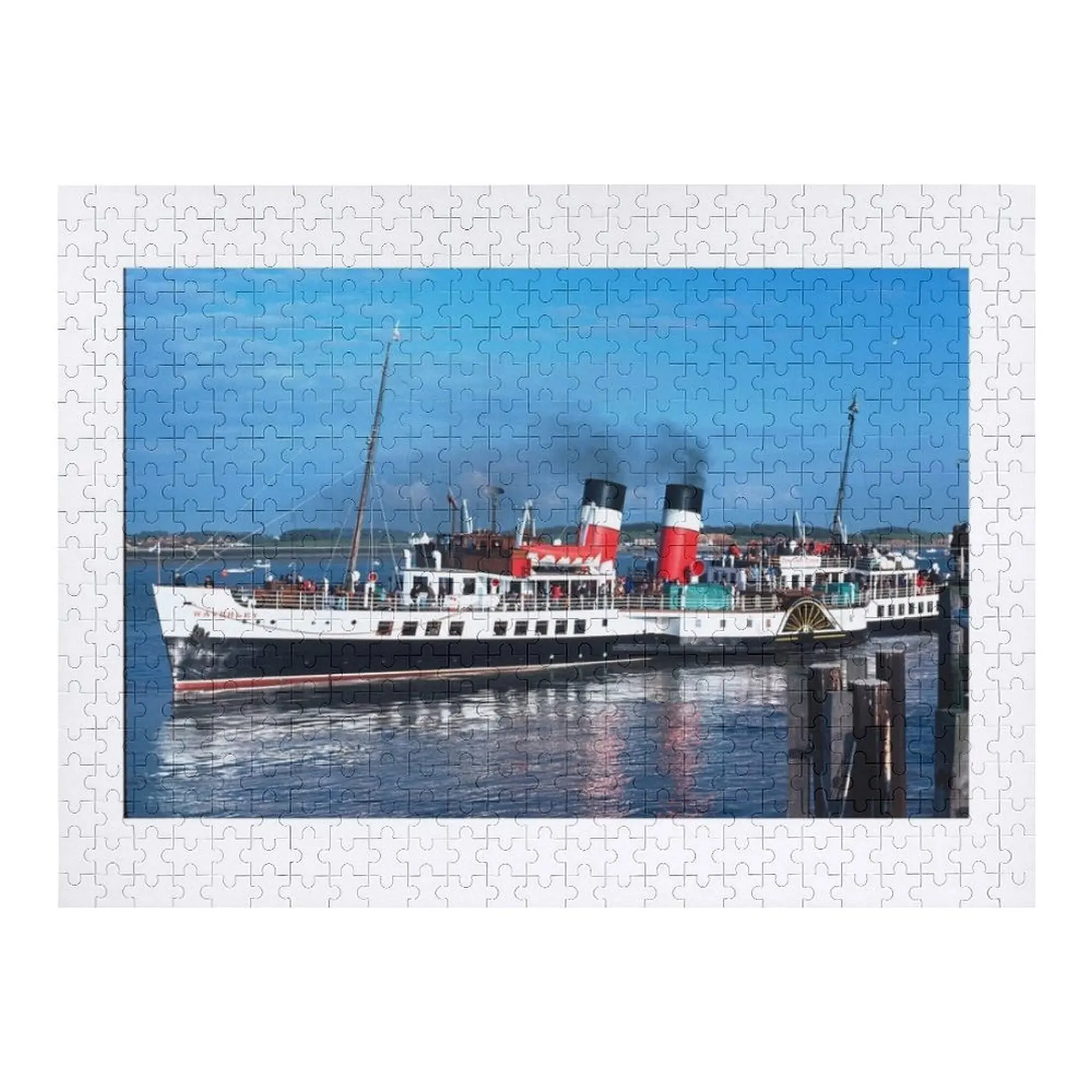 

The paddle steamer Waverley at Fleetwood Jigsaw Puzzle Baby Toy Personalized Name Puzzle