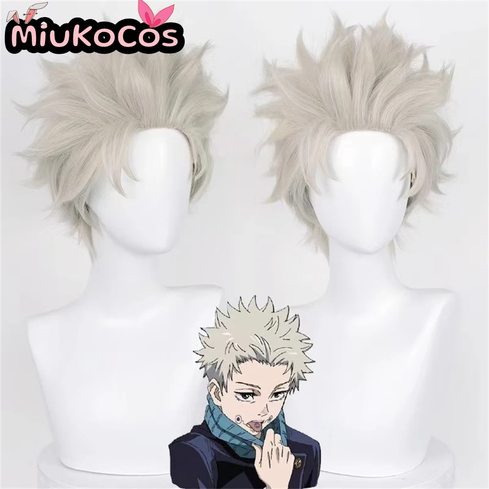 

В НАЛИЧИИ Toge Inumaki Косплей Парик MiukoCosplay Аниме Дзюдзюцу Кайсен Косплей