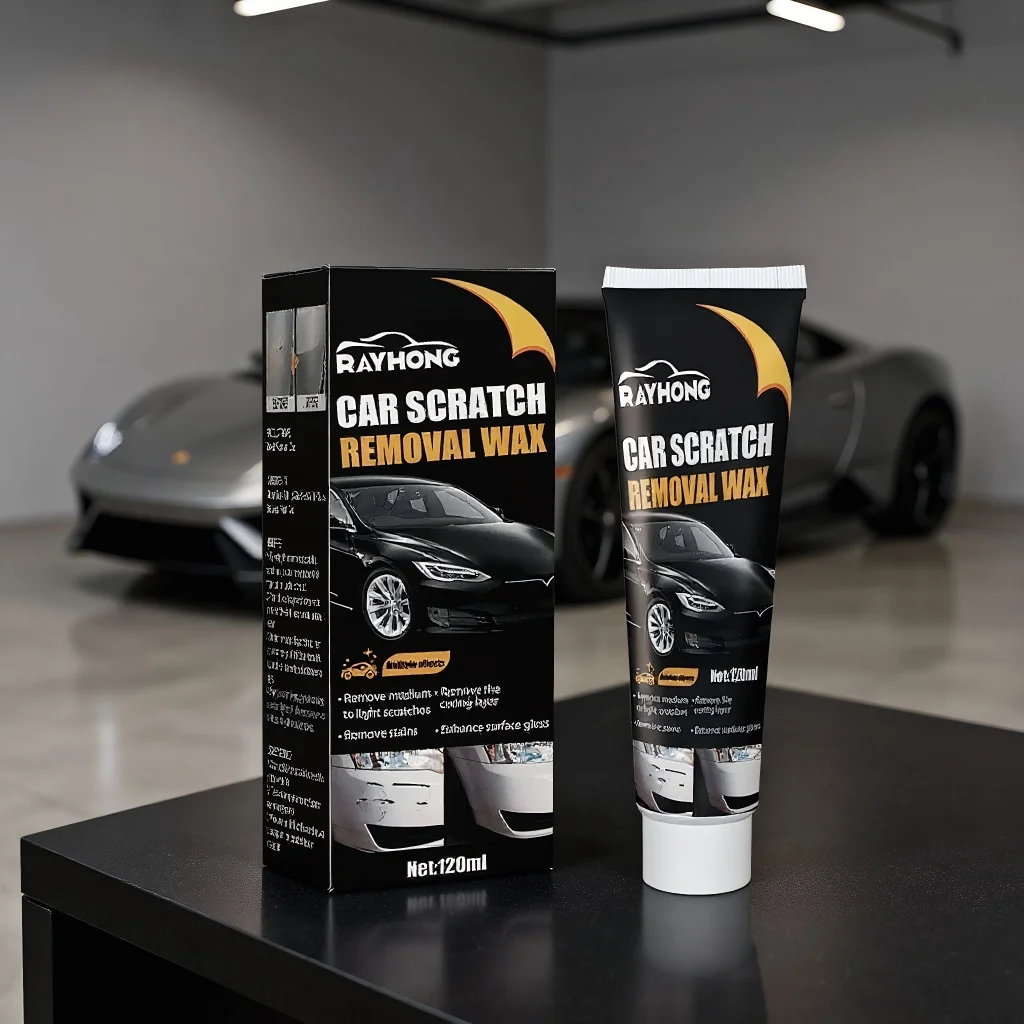 

120ml Motorcycle Auto Polish - Waterproof Paint Restorer with Anti-UV Gloss & Scratch Repair