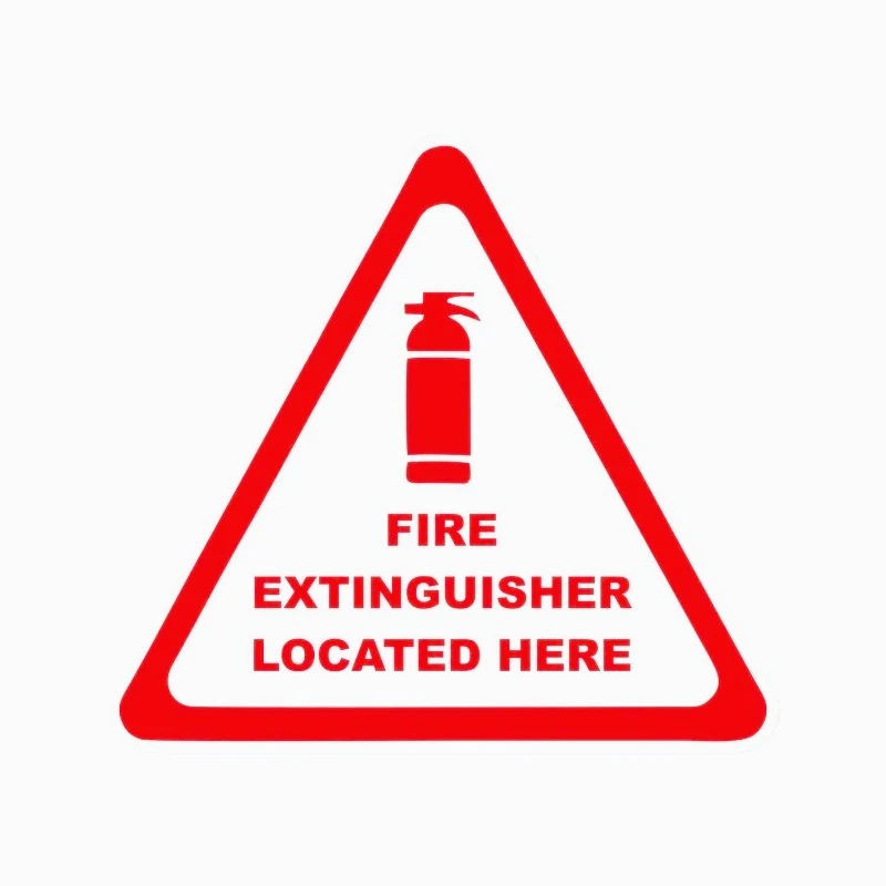 

Car decoration stickers FOR Car Airplane Aviation Airport Fire Fire Fire Extinguisher Sticker 20CM PVCKK