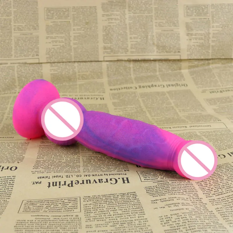 Colorful Realistic Dog Dildo Simulation Penis Animal Dildo Anal With Suction Cup Adult Sex Toy For Woman Lesbian Strapon Dildo