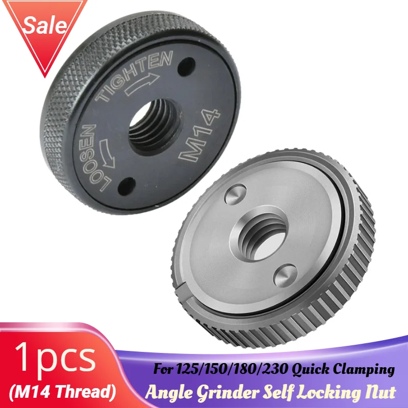 

Angle Grinder Self Locking Plate Chuck Tools for 125/150/180/230 Quick Clamping Quick Release Nut Clamp and Device Accessories