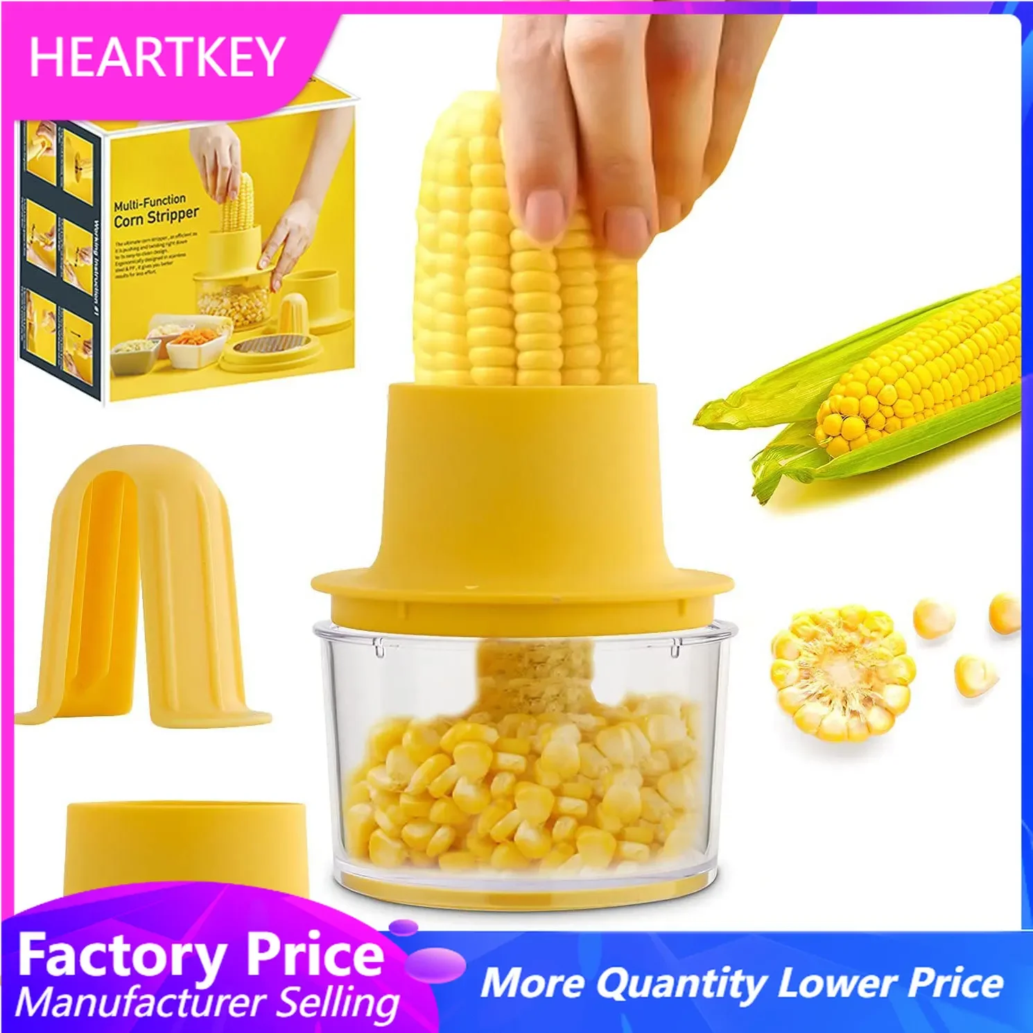 

Corn Cob Peeler Multifunction Ginger Garlic Grinder Useful Corn Stripper Kernel Remover Kitchen Fruit Vegetable Tools Set