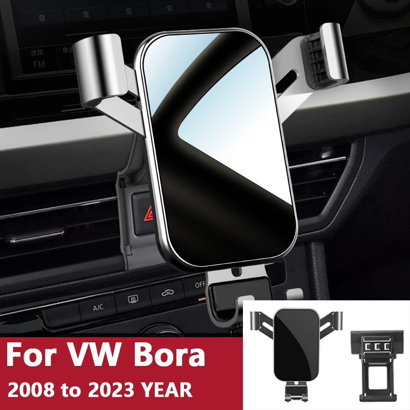 

For Car Cell Phone Holder Air Vent Mount GPS Gravity Navigation Accessories for Volkswagen Bora 2008 to 2023 YEAR