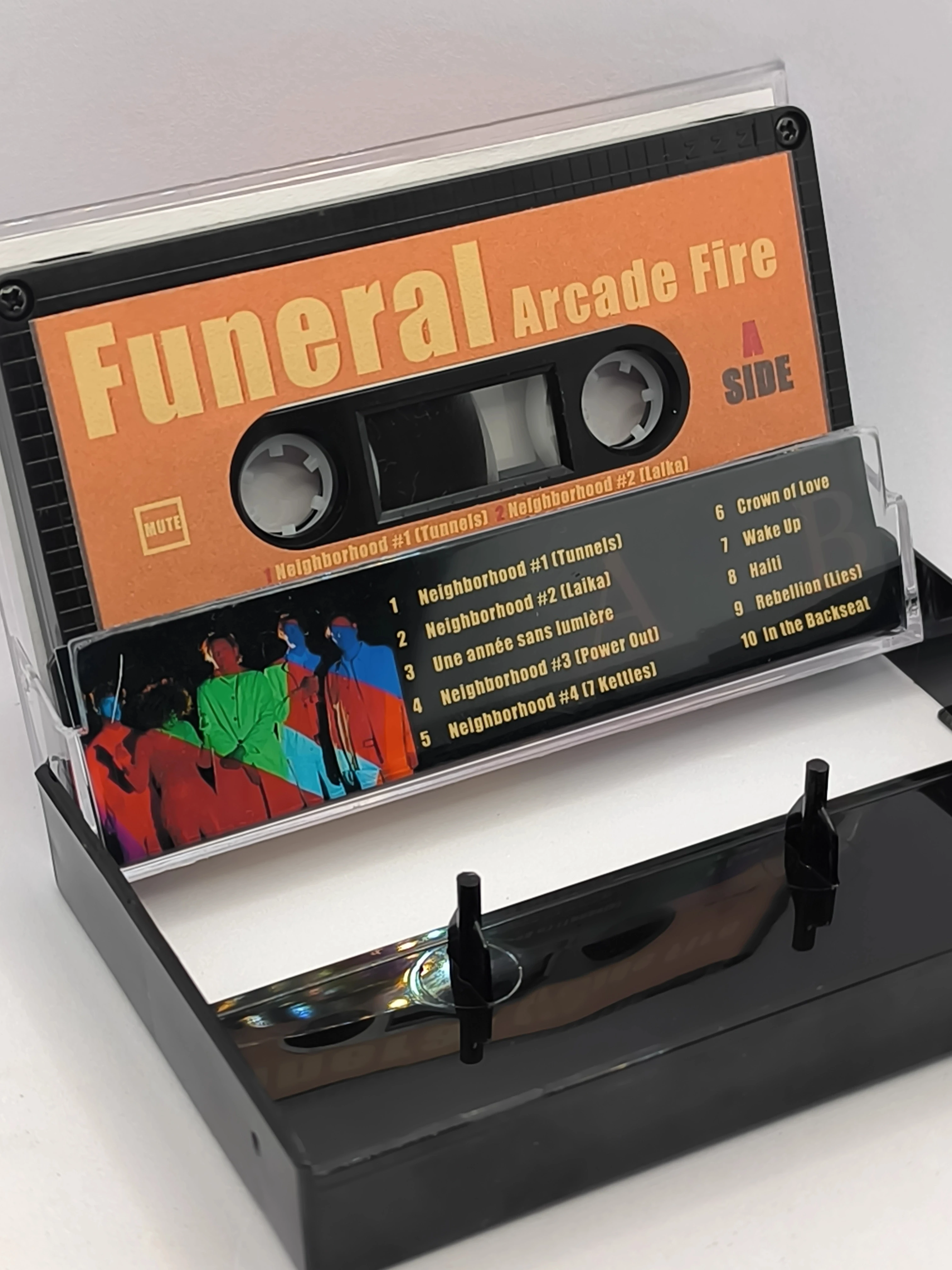 Rock Arcade Fire Win Butler Music Tape Funeral Album Neighborhood Cassettes Cosplay Walkman Recorder Soundtracks Box Collection