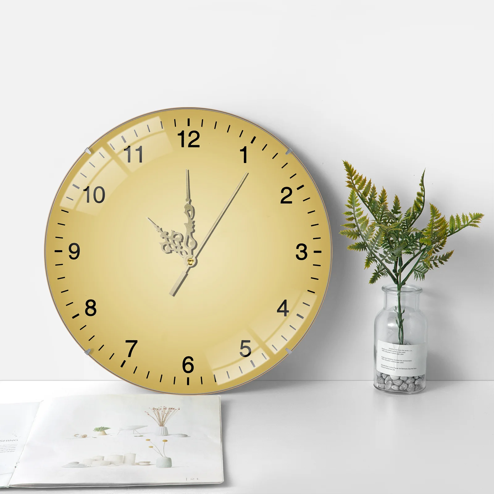 Wear-resistant Clock Parts Hands Kit Wall Pointer Accessories Golden Metal Delicate