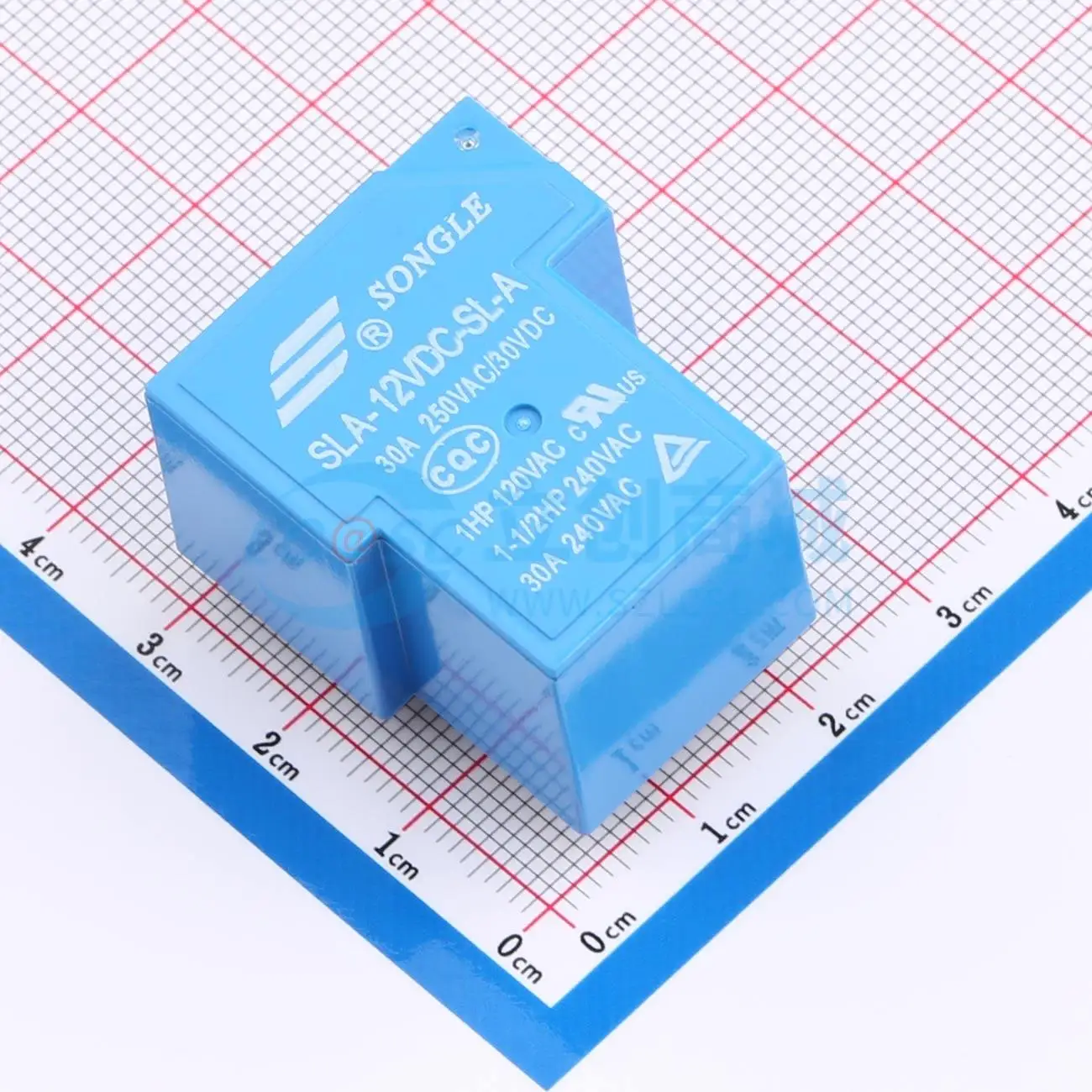 12pcs SLA-12VDC-SL-A 12V 32x27.6mm SPST NO Power Relay PCB Electronic Switch