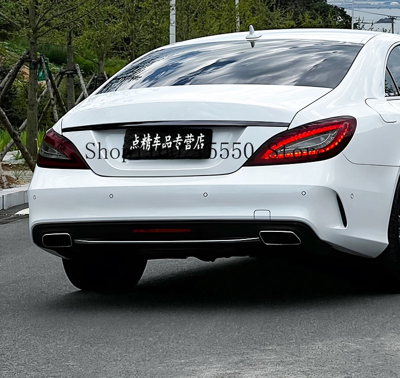 Rear Tailgate Trunk Lid Cover Trim For Benz C-Class C260L C200LE300LE260L CLS 2015-2024 Car Exterior Accessories