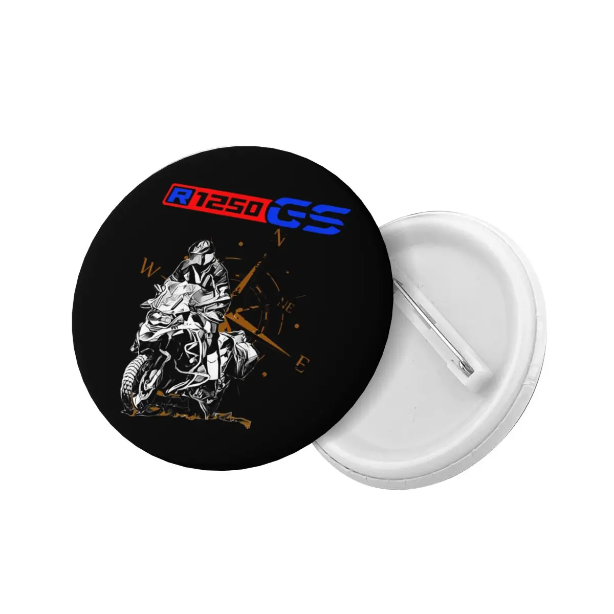 Custom Motorcycle R1200 GS Adventure Button Pin for Backpack Badges Brooch Pinback Gift