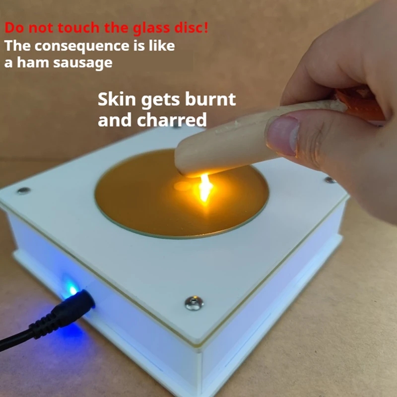 JHZ forWireless Lighting Coil - High Power & Safe Flat Panel Design for Gas-Discharge Tubes, Plasma Bulbs, Creative Toy
