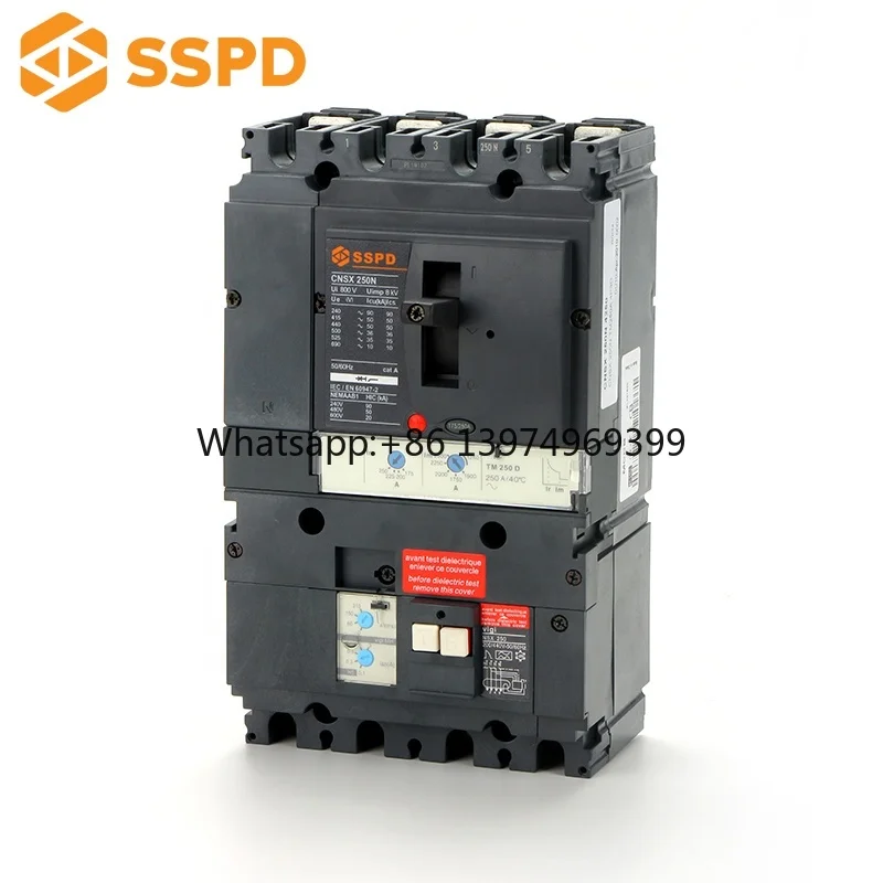 SSPD Shendian Electric Vigi Earth-leakage Protection Module for CNSX-250 4P MCCB 220-440V IEC60947-2 Standard