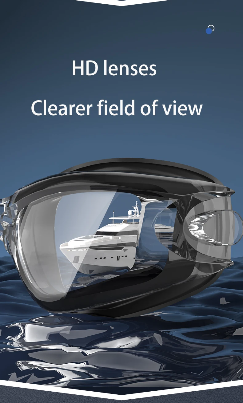 Schwimmbrille Für Erwachsene: Wasserdicht, Beschlagfrei, Hd, Galvanisiert, Unisex, Uv-Schutz S2Faeb068Ea4E475C9B41E3C296F831F7J