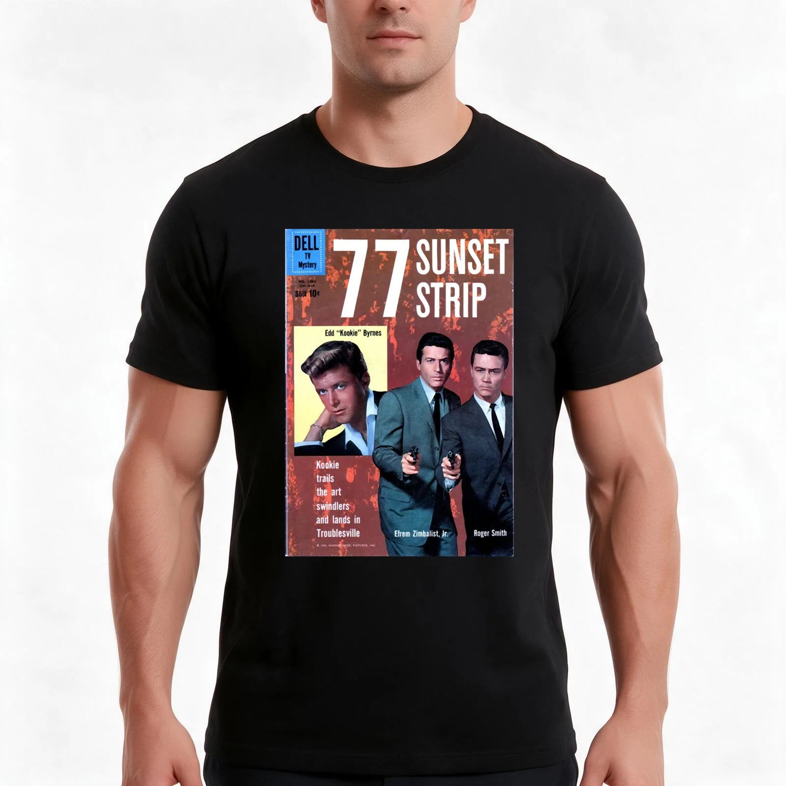 Sunset Strip T-Shirt Summer Casual Cotton Tee Oversized Streetwear Tops Vintage Graphic Print Loose Fit Short Sleeve
