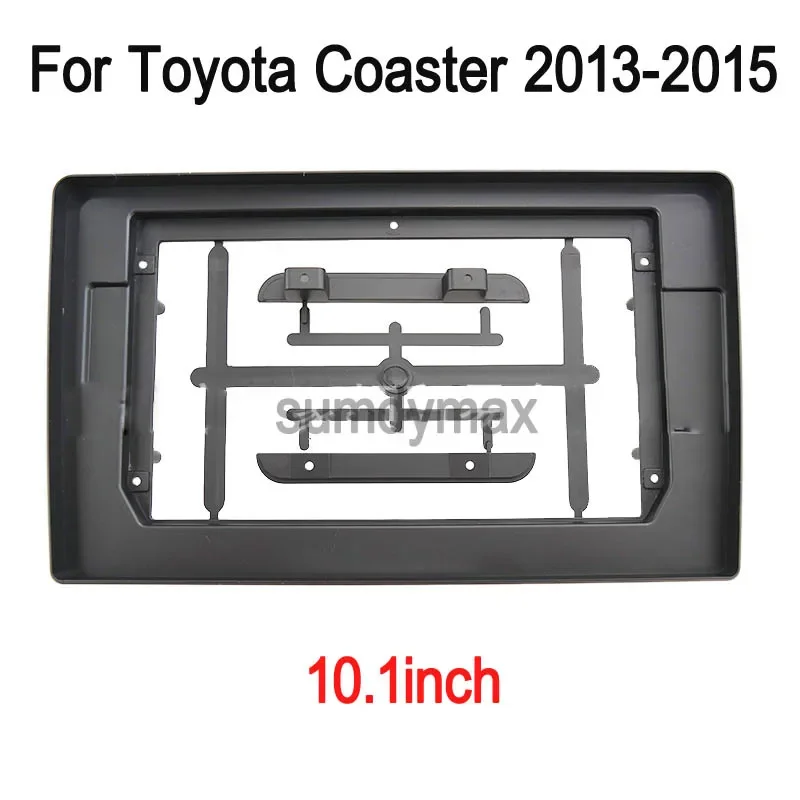 10.1inch 2Din Car Radio Fascia for Toyota Coaster 2015 2016 2017 2018 DVD Stereo Frame Plate Adapter Mounting Dash