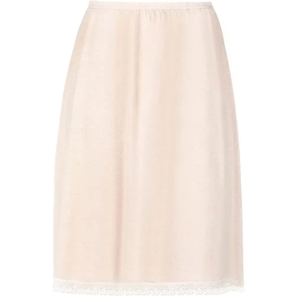 Lace Flower Women Short Petticoat Anti-static Thin Safety Underskirt Slips Base Of Petticoat Modal Half Slips Dress For Girl