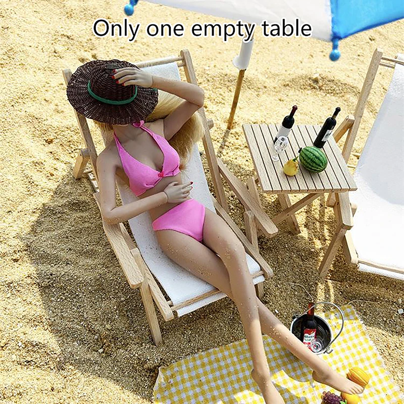 1:6 دمية مصغرة الجدول الشاي طاولة قابلة للطي طاولة القهوة نهاية الجدول نموذج الأثاث ديكور لعبة بيت الدمية الملحقات