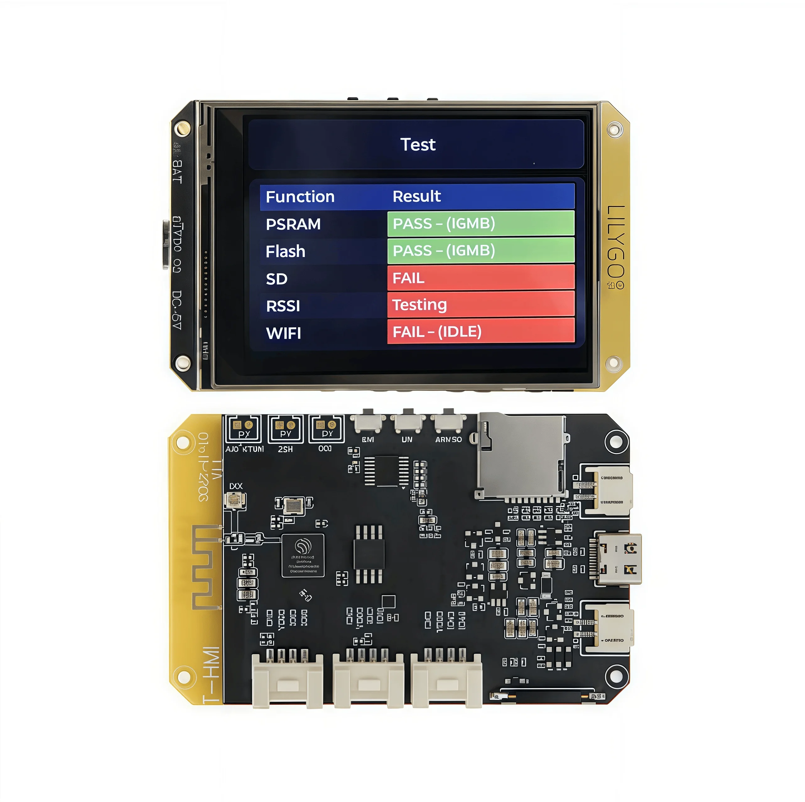 

LILYGO® T-HMI ESP32-S3 Touch Display 2.8 inch ST7789 LCD Screen WIFI Bluetooth 5.0 Module Support TF Type C On-Board 16MB Flash